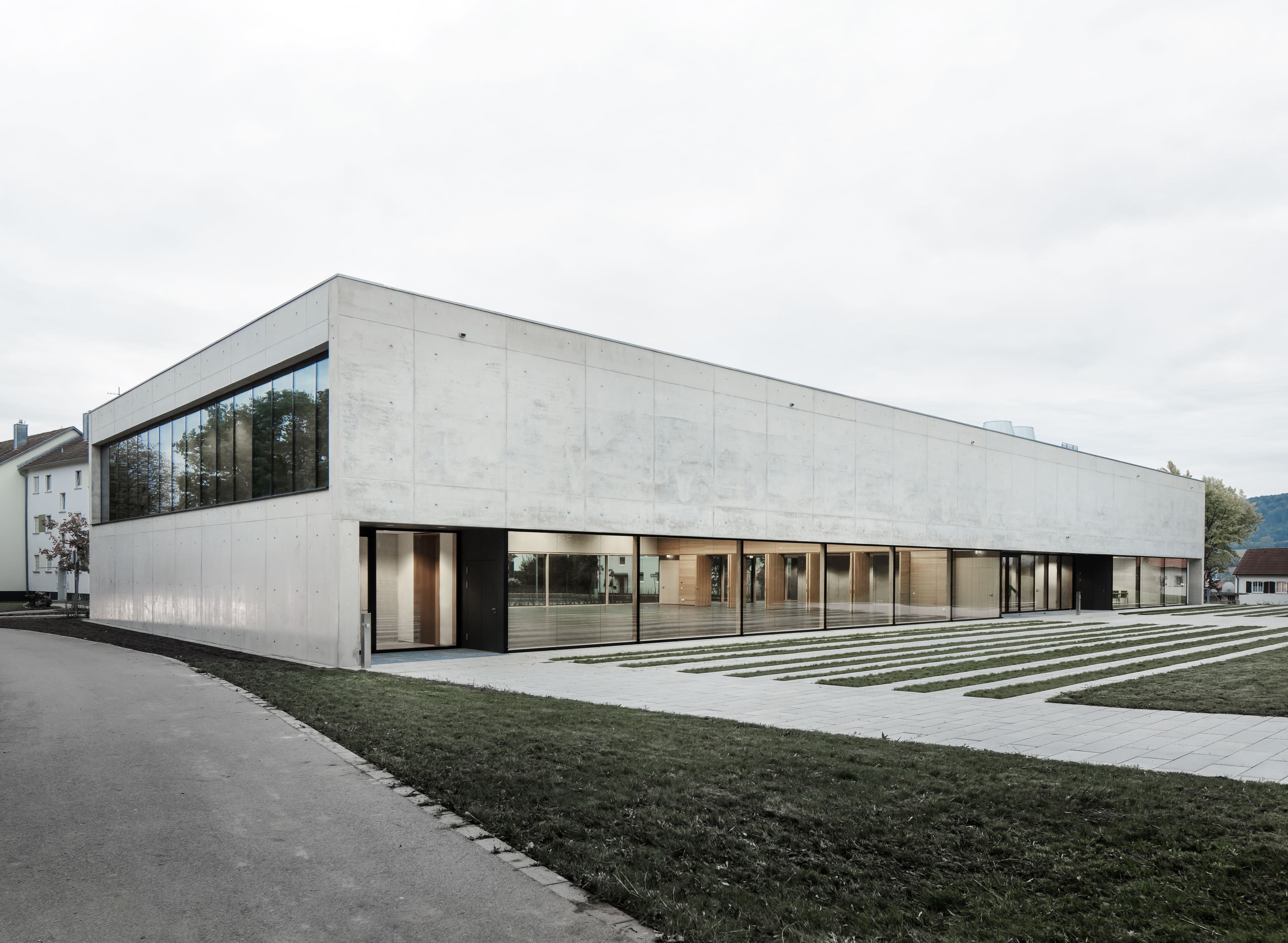 Aula- und Hörsaalgebäude Hochschule Aalen Perspektive Eingang