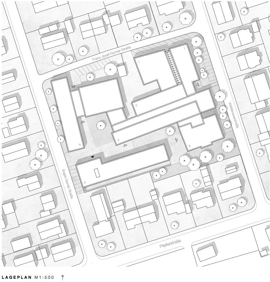 Berufsschule Rottenburg Modellbild Fassade