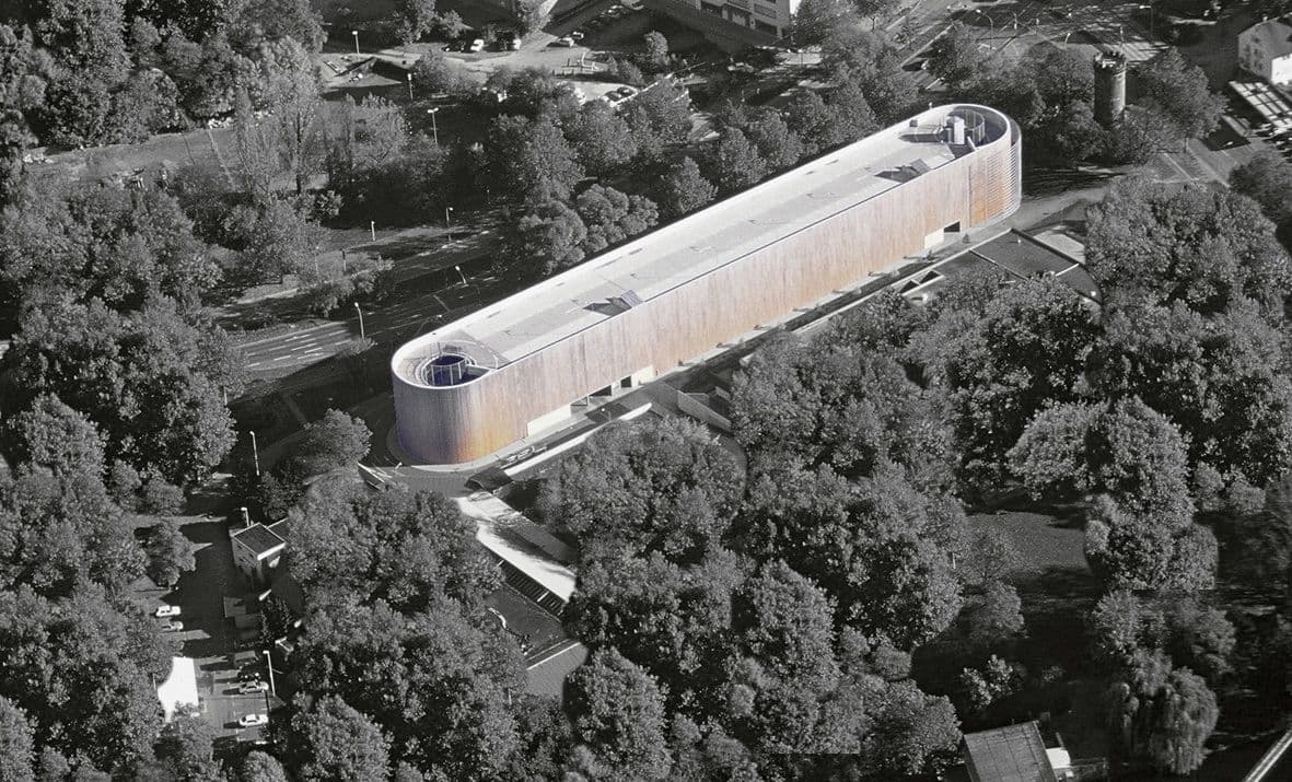Parkhaus Am Bollwerksturm Luftaufnahme