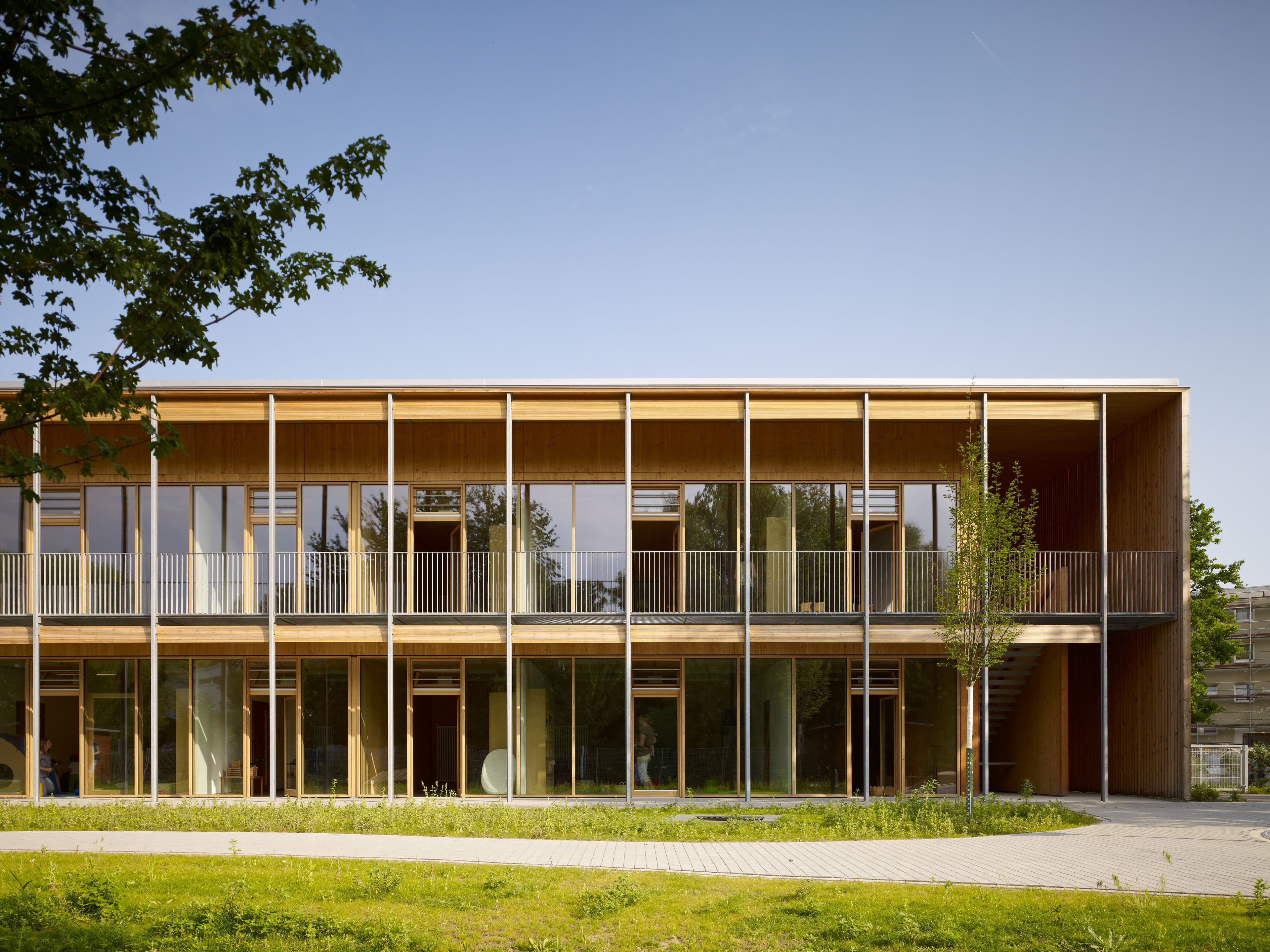 Kindertagesstätte Rödelheim Ansicht Laubengang