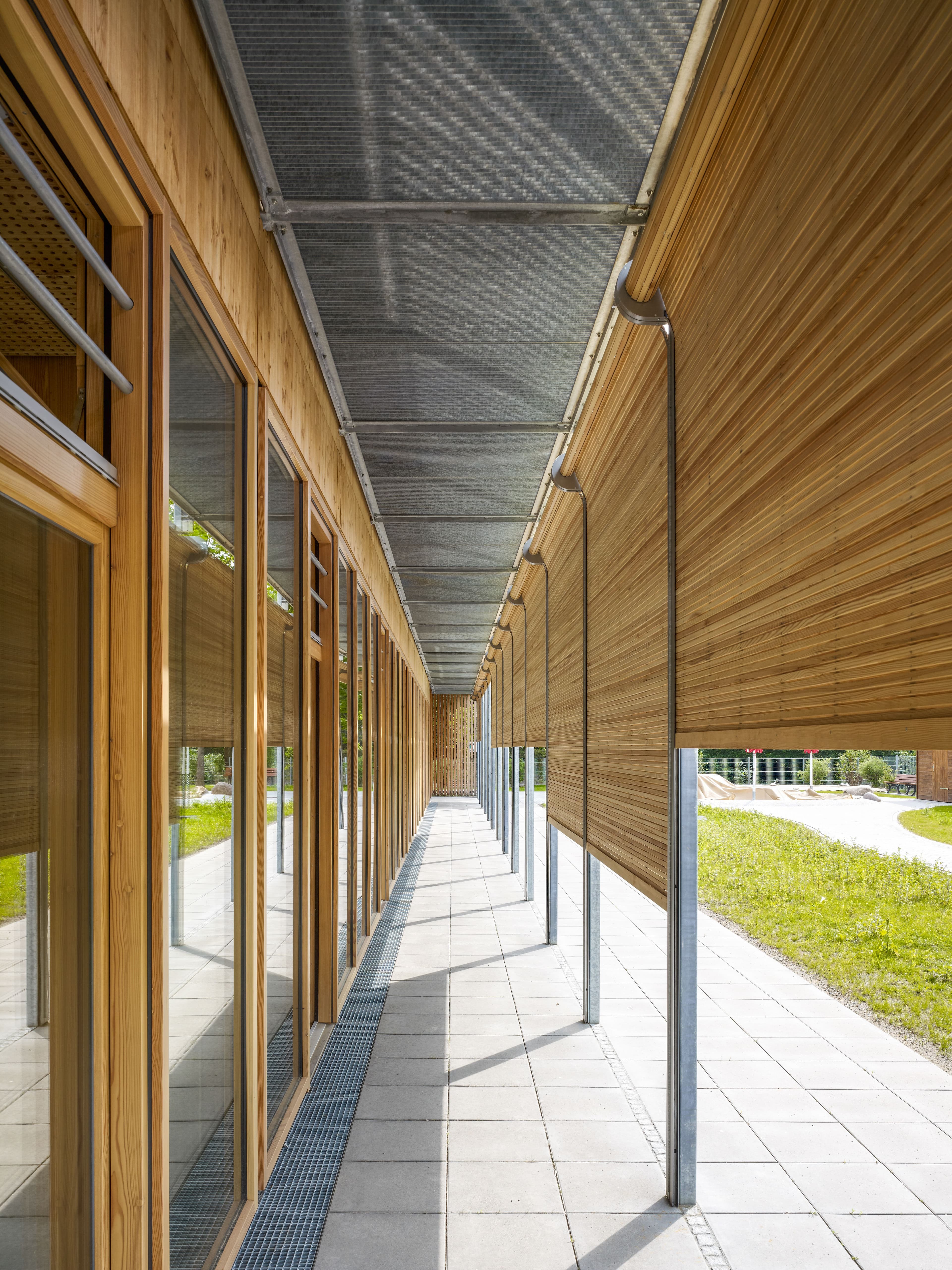 Kindertagesstätte Rödelheim Blick Laubengang