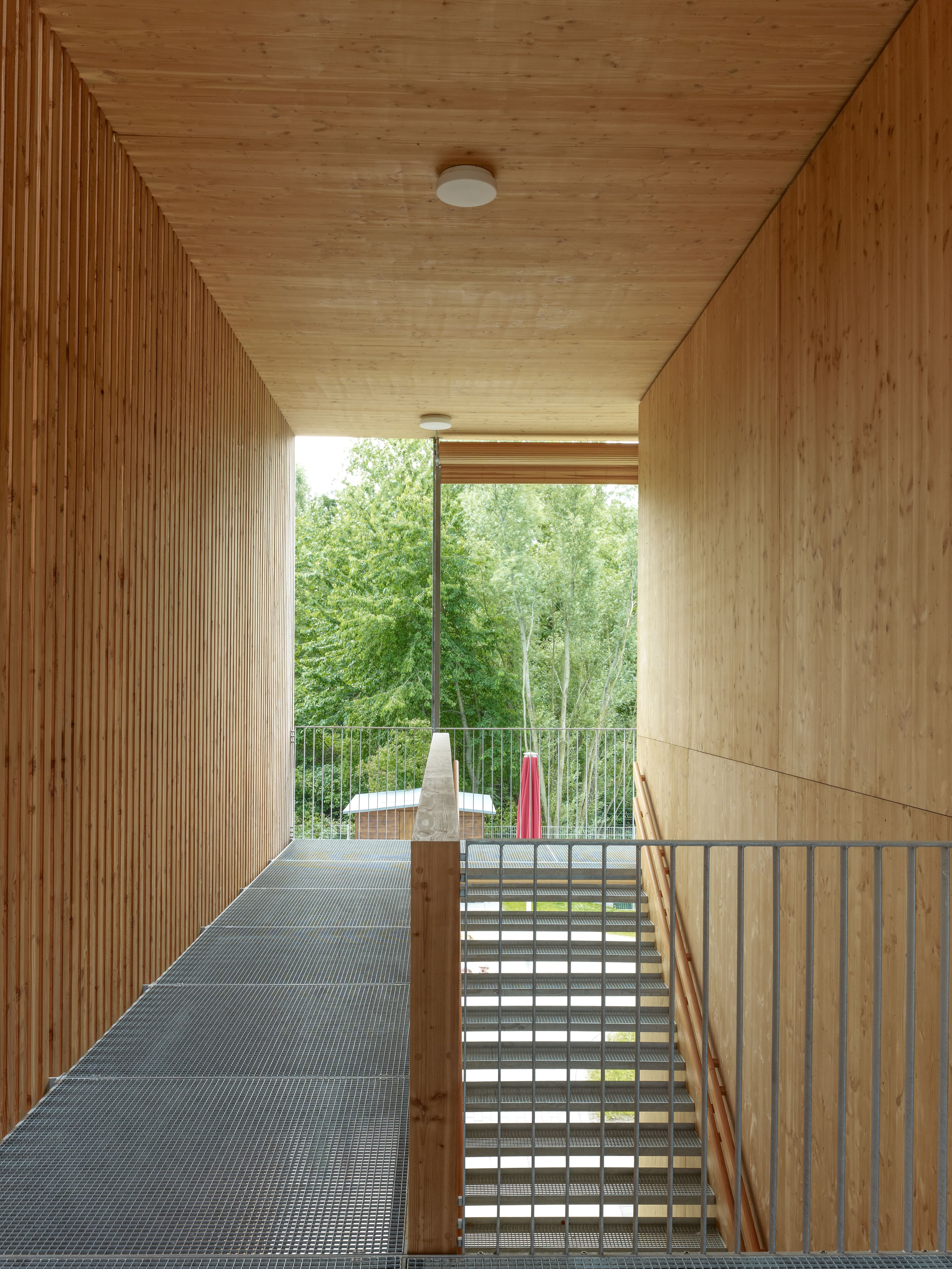 Kindertagesstätte Rödelheim Blick Treppenraum von Innen