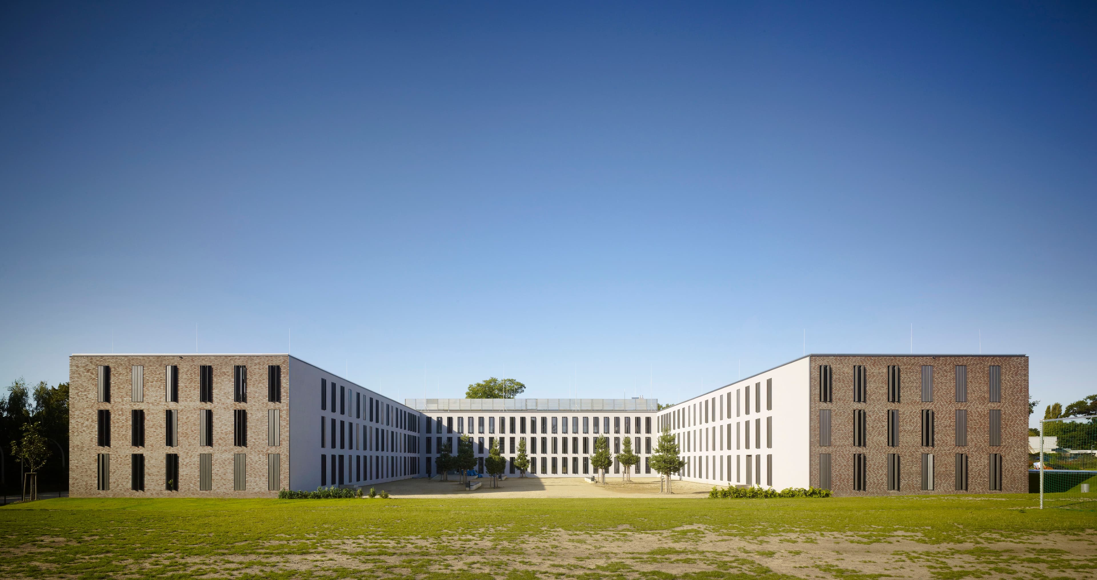 JVA Düppel Ansicht Hof