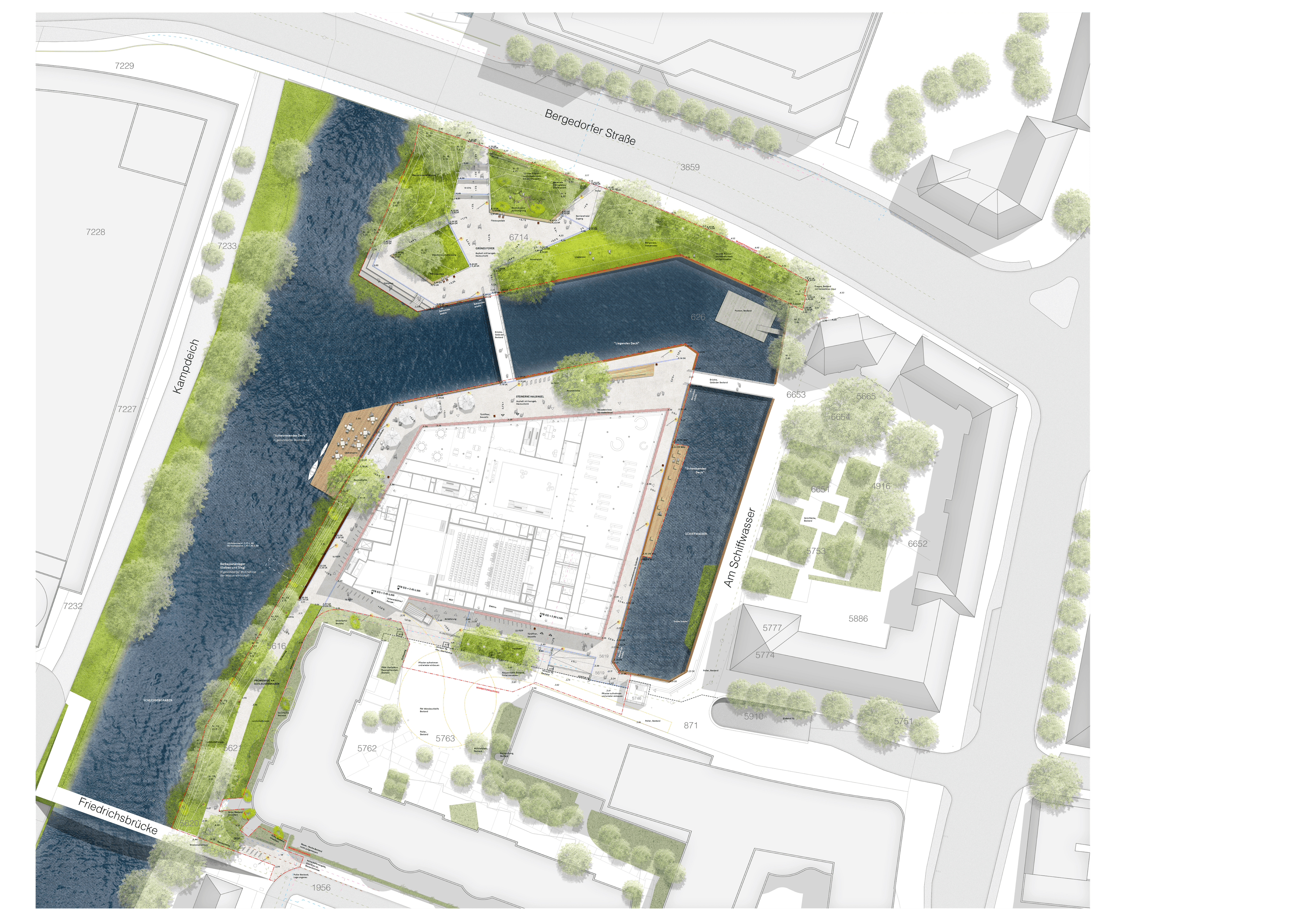 Kultur- und Begegnungszentrum Hamburg-Bergedorf Lageplan
